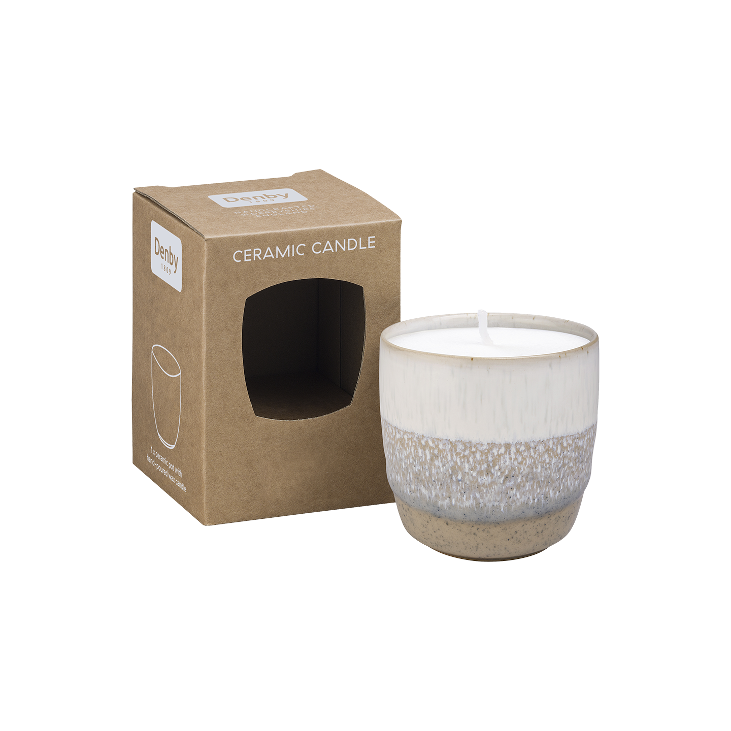 Kiln Ceramic Candle Pot - Thumbnail 2