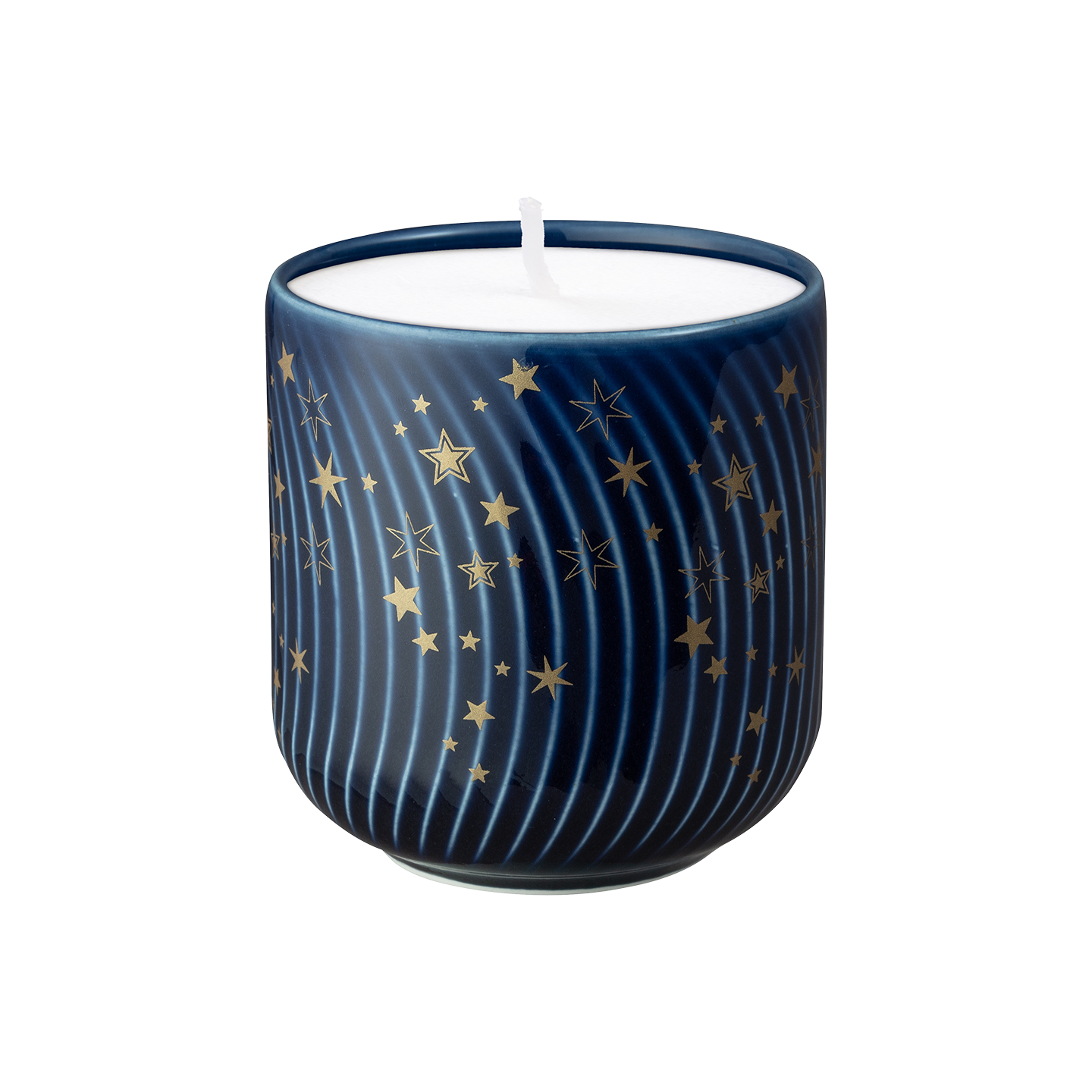 Arc Blue Stars Candle Pot -