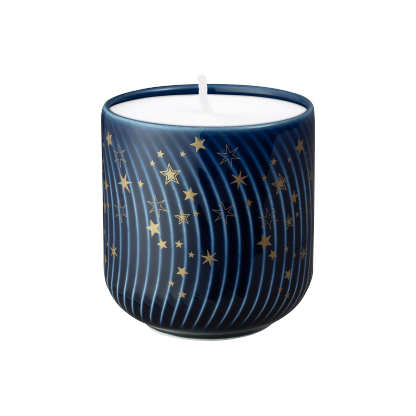 Arc Blue Stars Candle Pot
