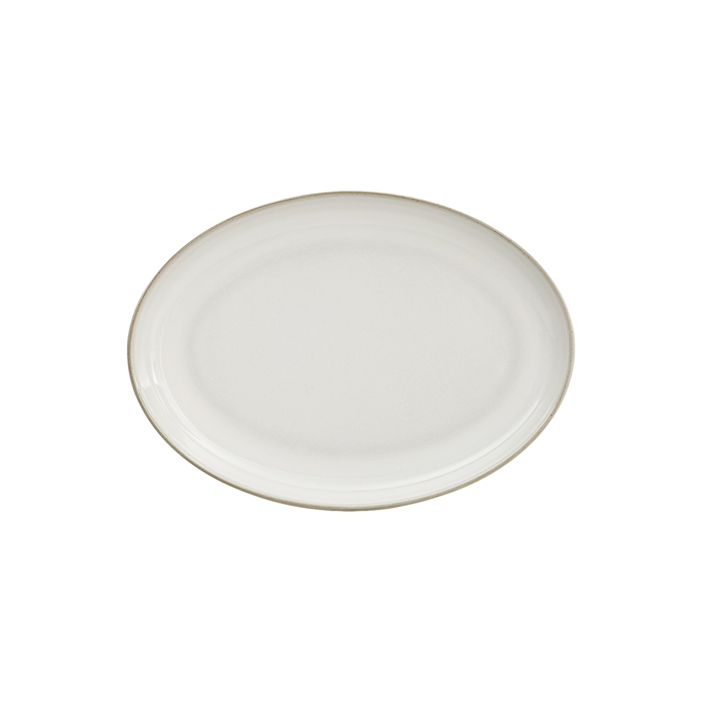 Natural Canvas Small Oval Tray