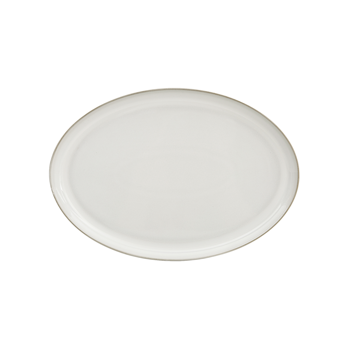 Natural Canvas Medium Oval Tray Seconds -