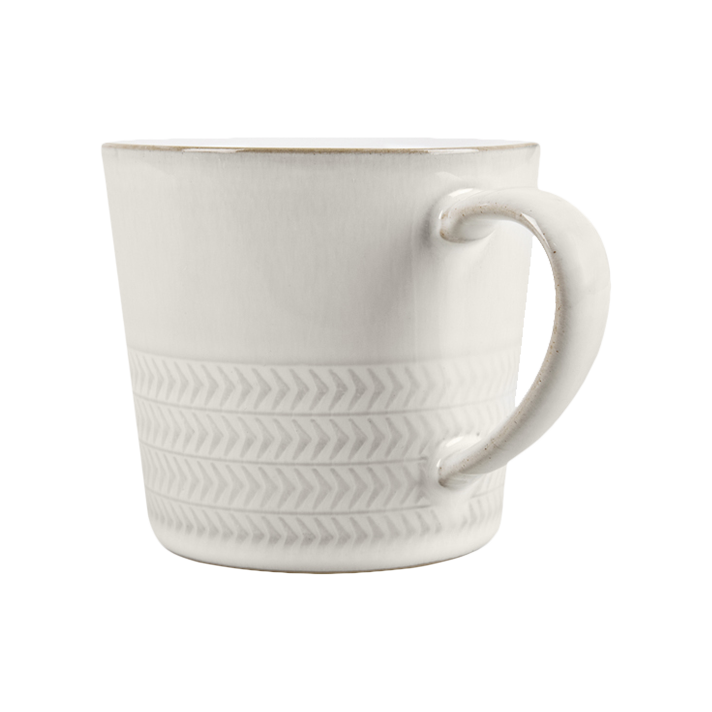 Natural Canvas Textured Large Mug -