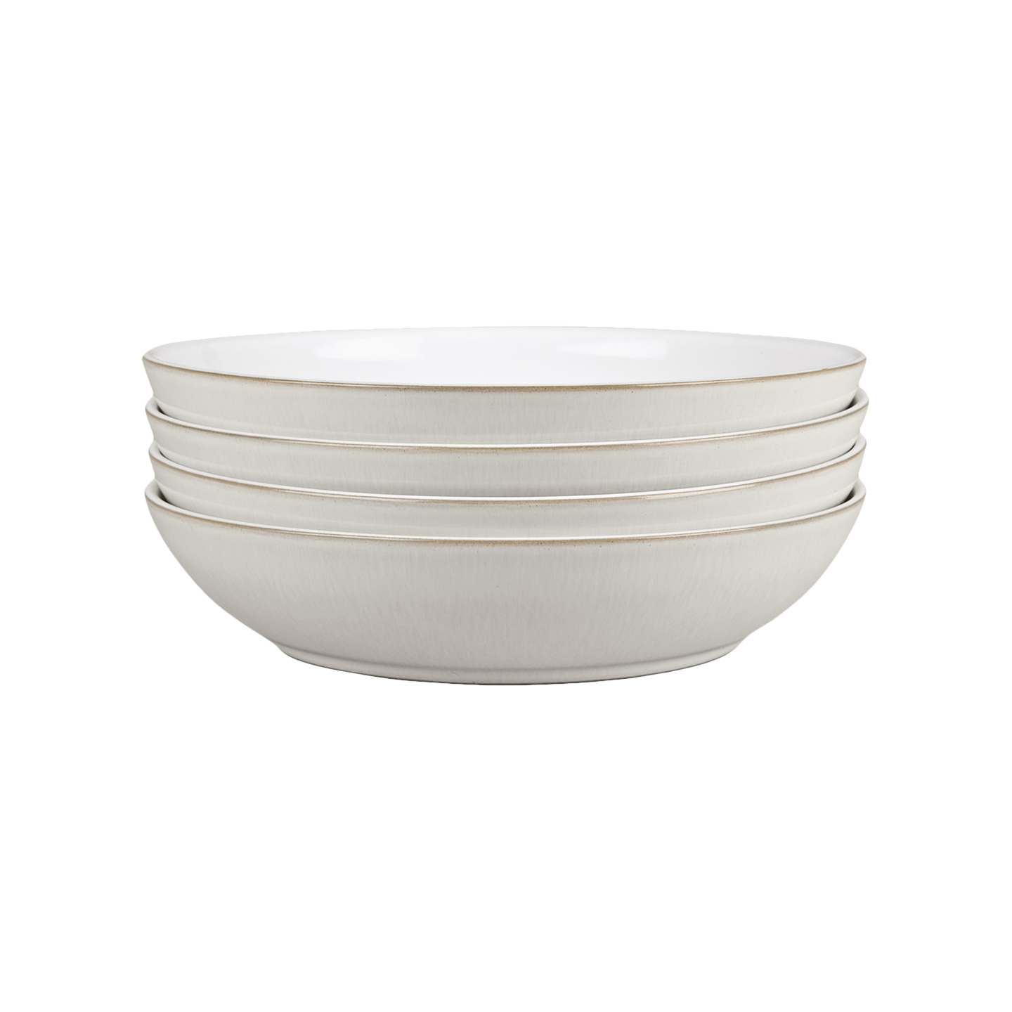 Natural Canvas Pasta Bowls - Set Of 4