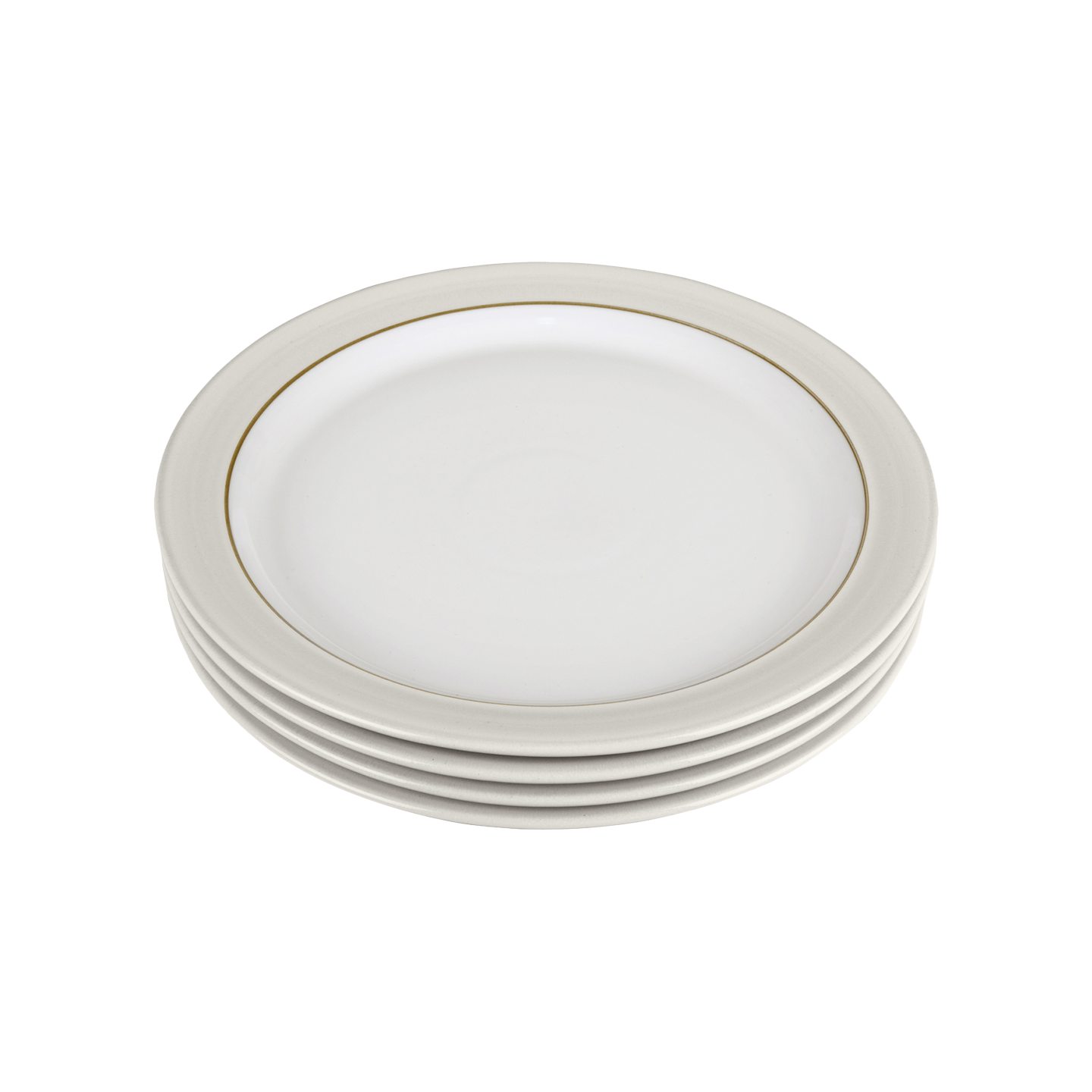 Natural Canvas Dinner Plates - Set Of 4