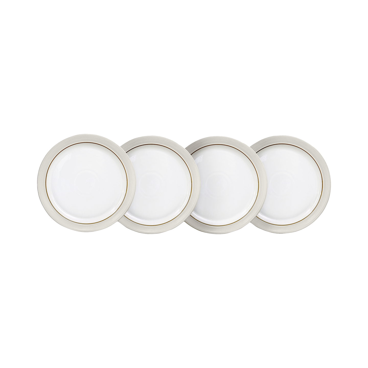 Natural Canvas Dinner Plates - Set Of 4