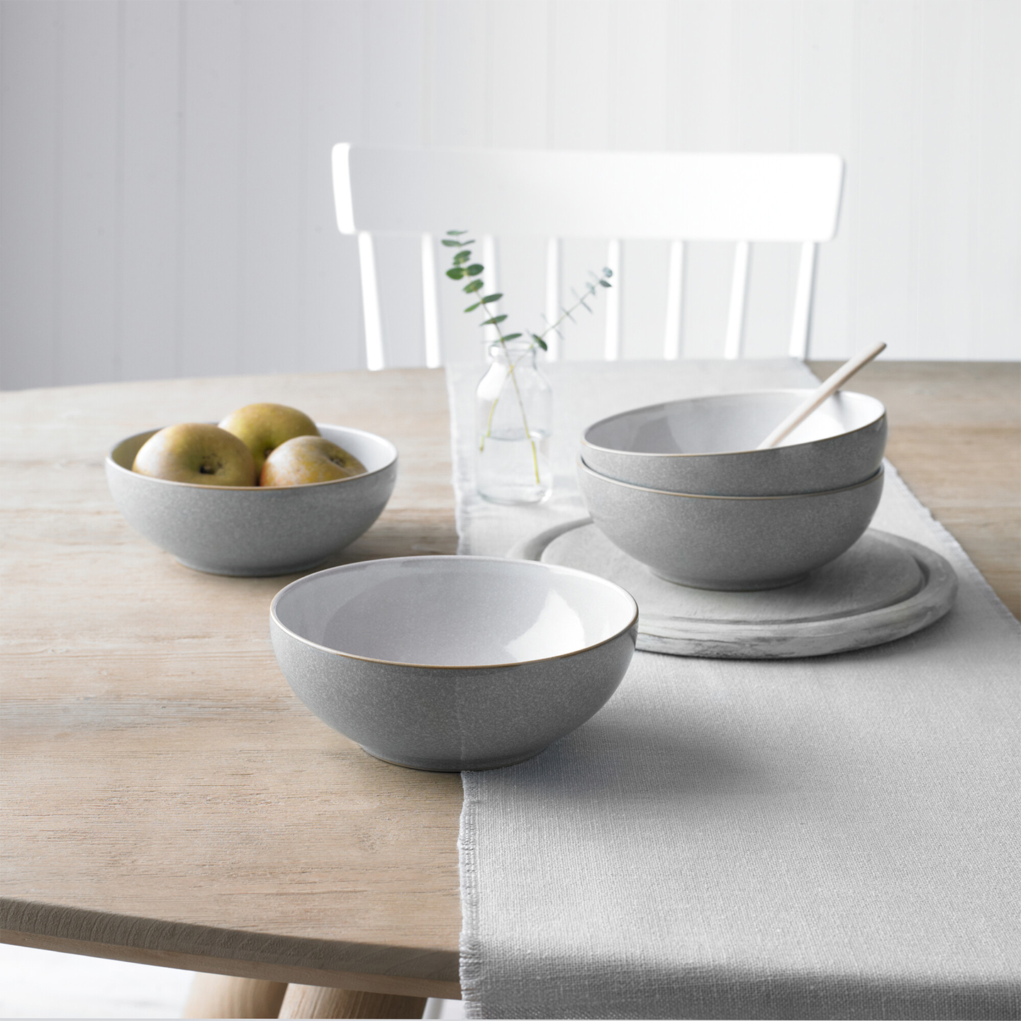 Elements Light Grey 12 Piece Dinner Set