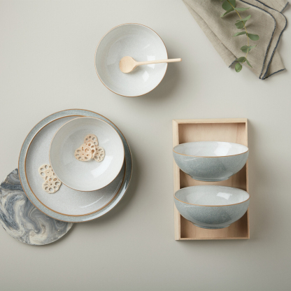 Elements Light Grey 12 Piece Dinner Set