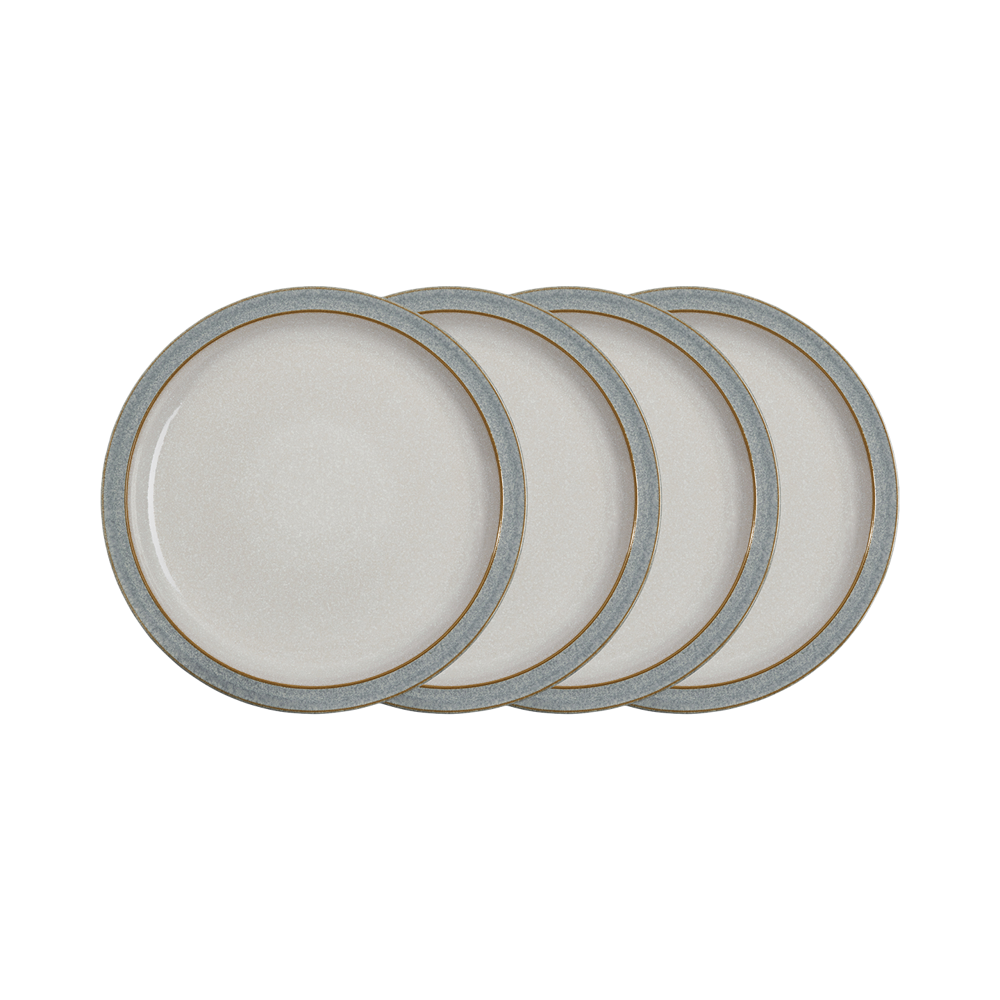 Elements Light Grey Dinner Plates - Set Of 4 -