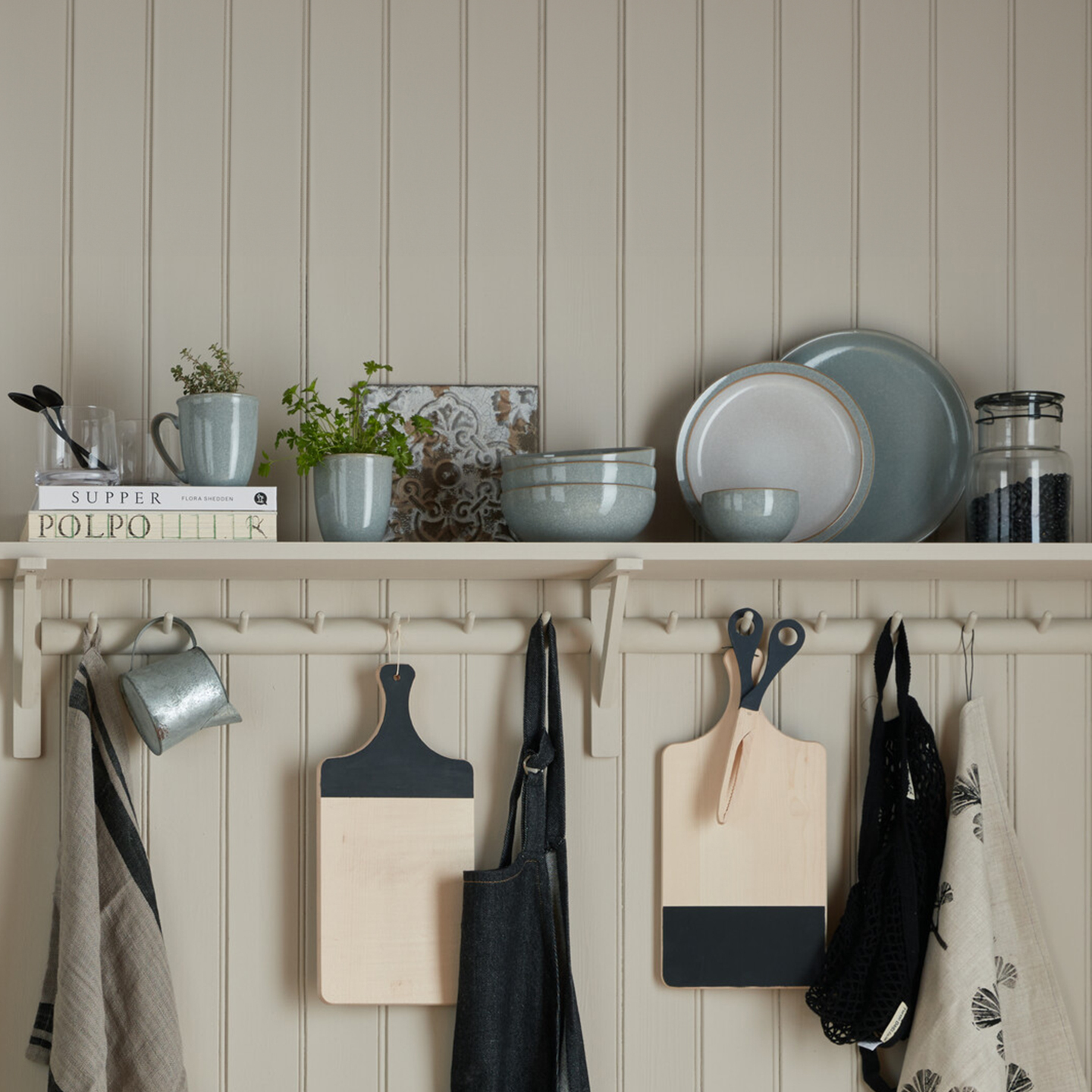 Elements Light Grey Coffee Beaker/Mugs - Set Of 4