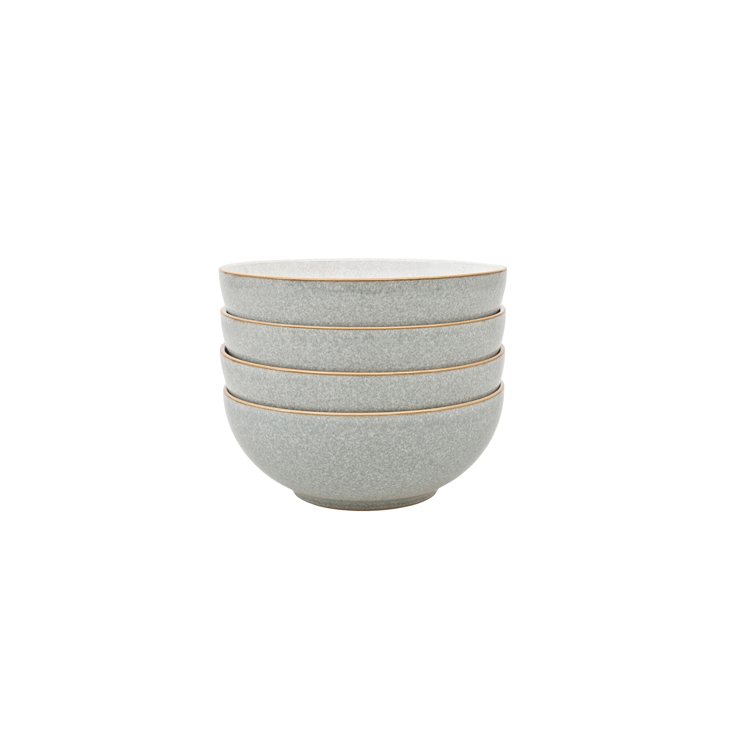 Elements Light Grey 4 Piece Cereal Bowl Set