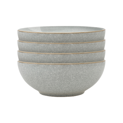 Elements Light Grey Alt Coupe Cereal Bowl - Set Of 4