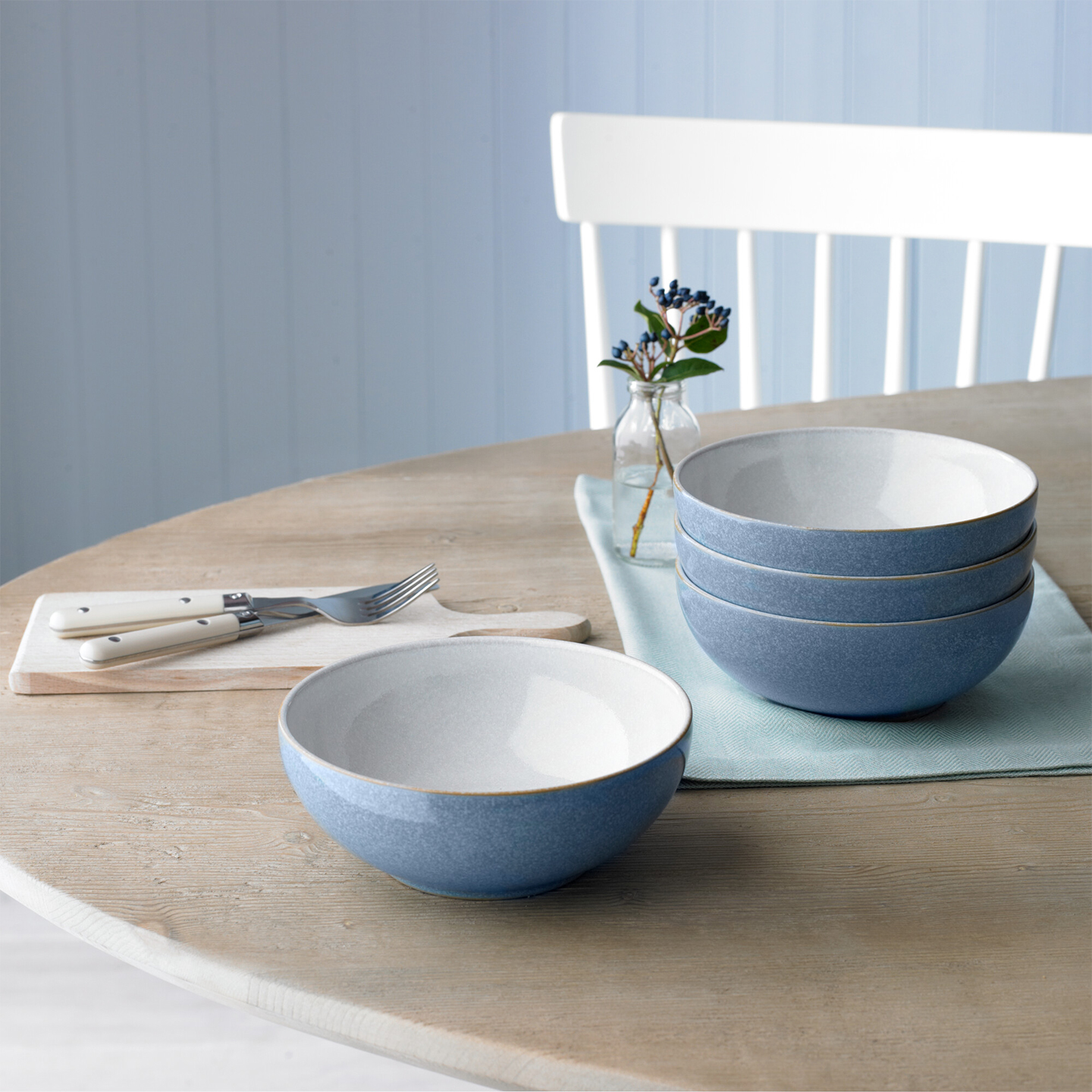 Elements Blue Cereal Bowls - Set Of 4