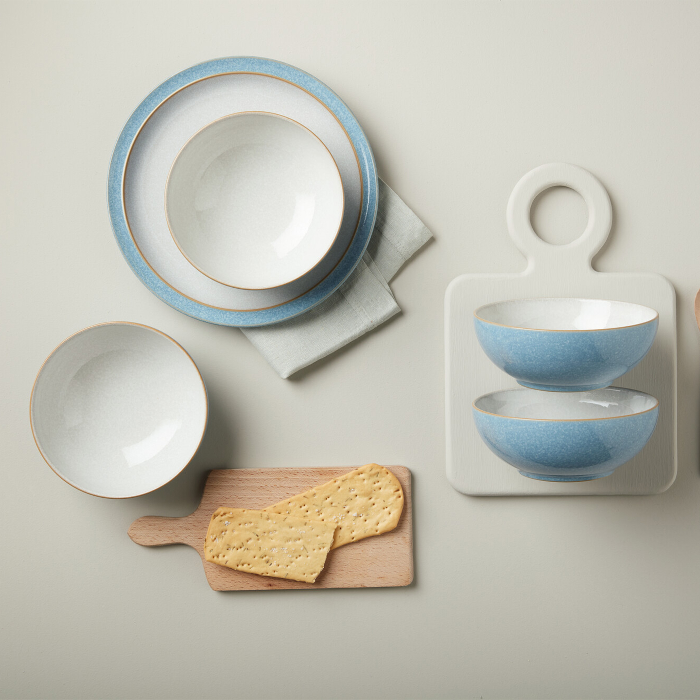 Elements Blue 12 Piece Dinner Set