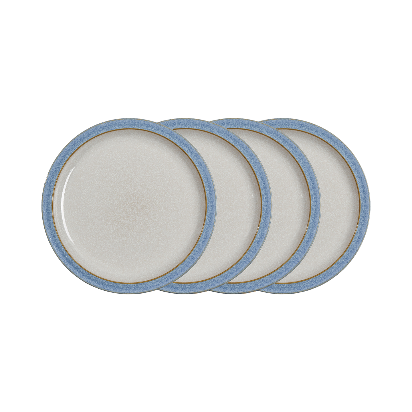 Elements Blue Dinner Plates - Set Of 4