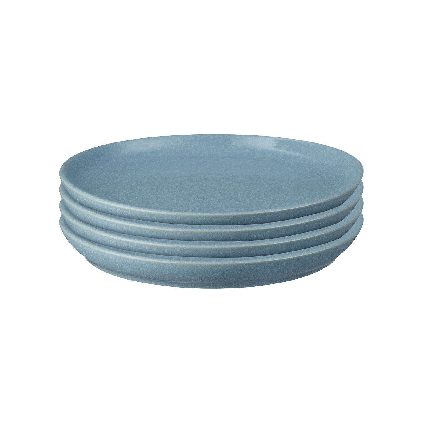 Elements Blue Coupe Dinner Plates - Set Of 4 -