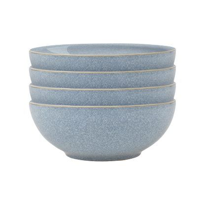 Elements Blue Alt Coupe Cereal Bowls - Set Of 4 - Thumbnail 2
