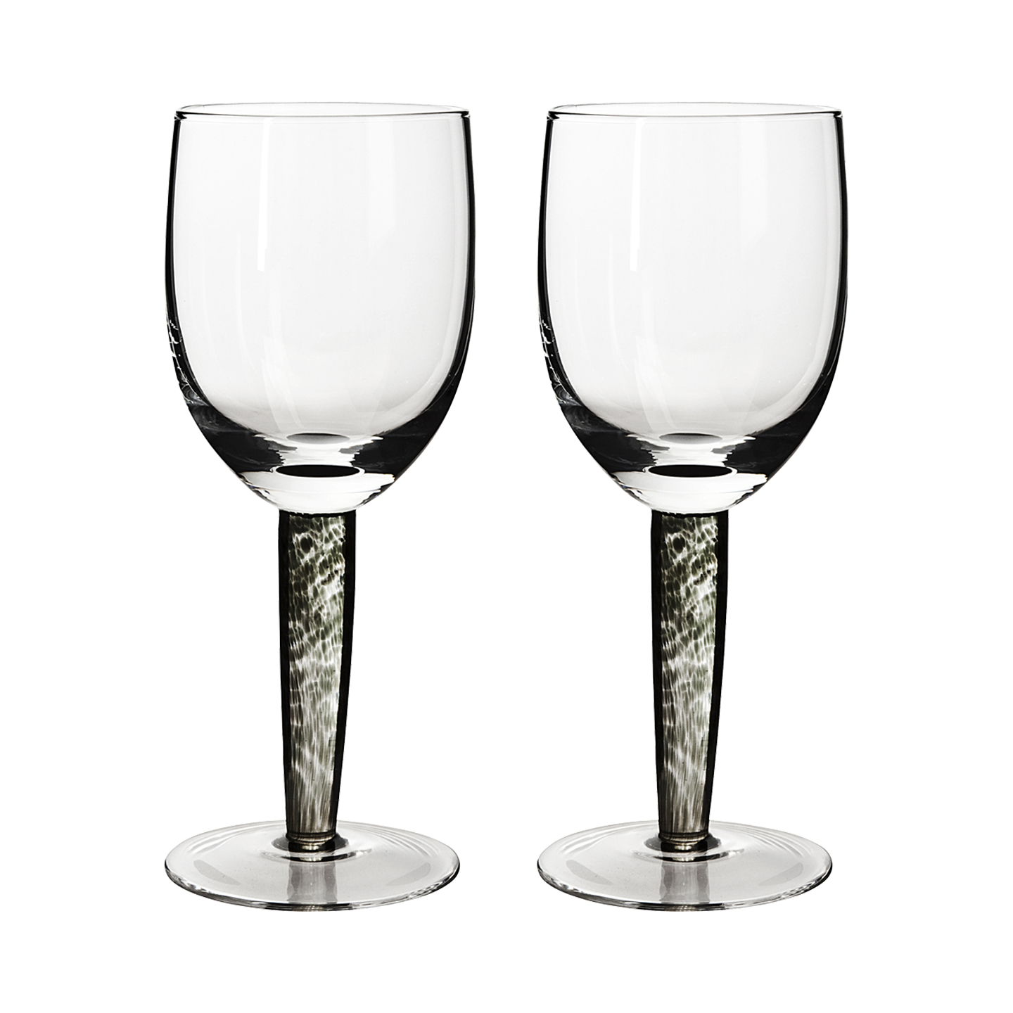 Denby Classic Black Wine Glass - Set Of 2 -