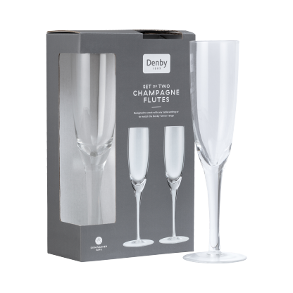 China By Denby Champagne Flutes - Set Of 2