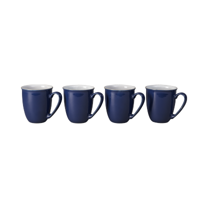 Elements Dark Blue Coffee Beakers/Mugs - Set Of 4 - Thumbnail 2