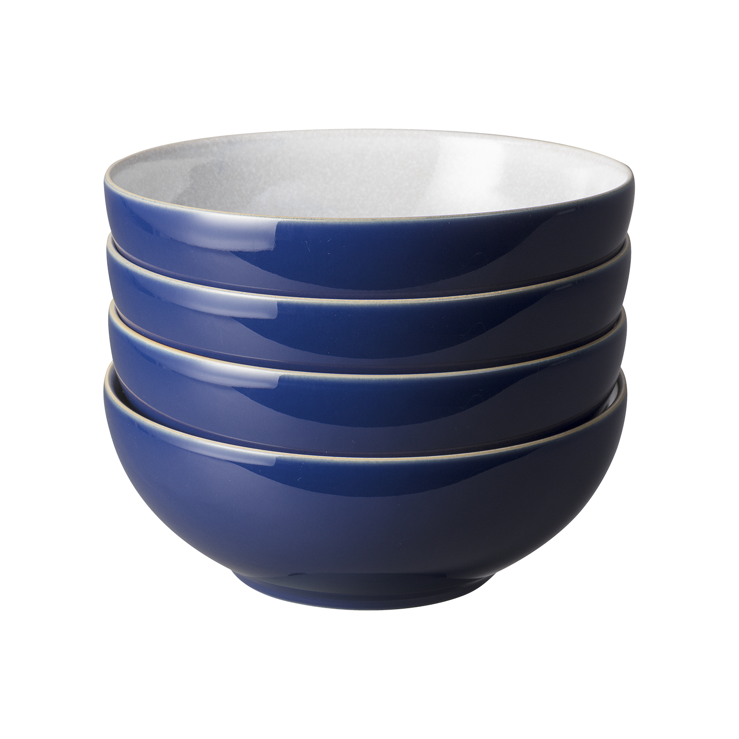 Elements Dark Blue Cereal Bowls - Set Of 4 -