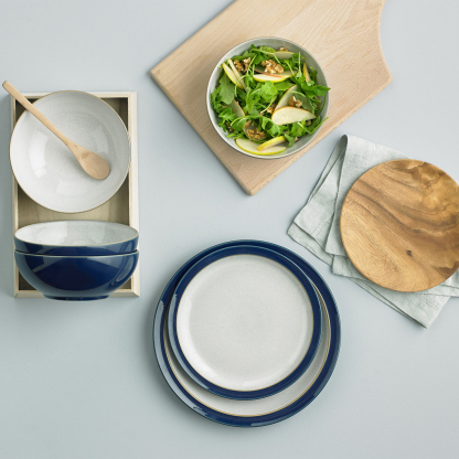 Elements Dark Blue 12 Piece Dinner Set