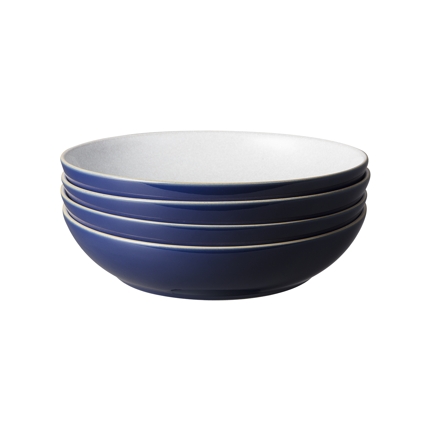 Elements Dark Blue Pasta Bowls - Set Of 4 -