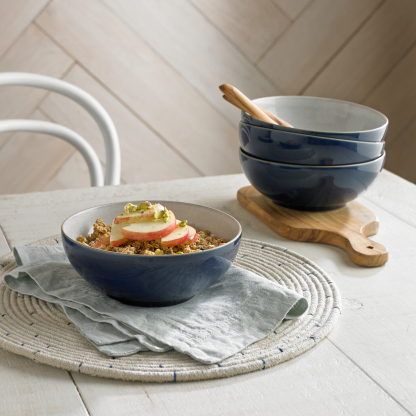 Elements Dark Blue 12 Piece Dinner Set