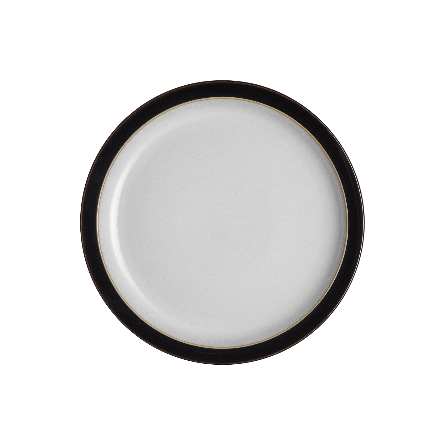Elements Black Medium Plate -