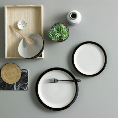 Elements Black 12 Piece Dinner Set