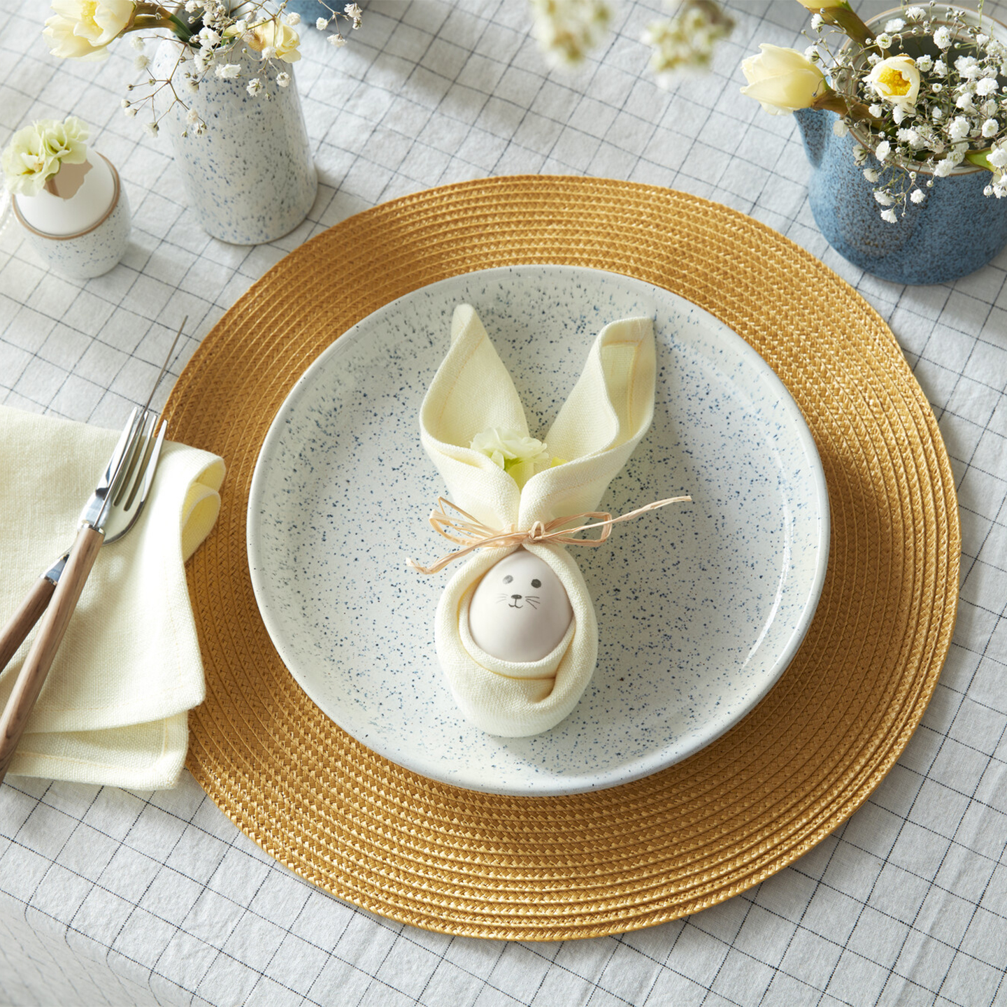 Studio Blue Chalk Coupe Medium Plate