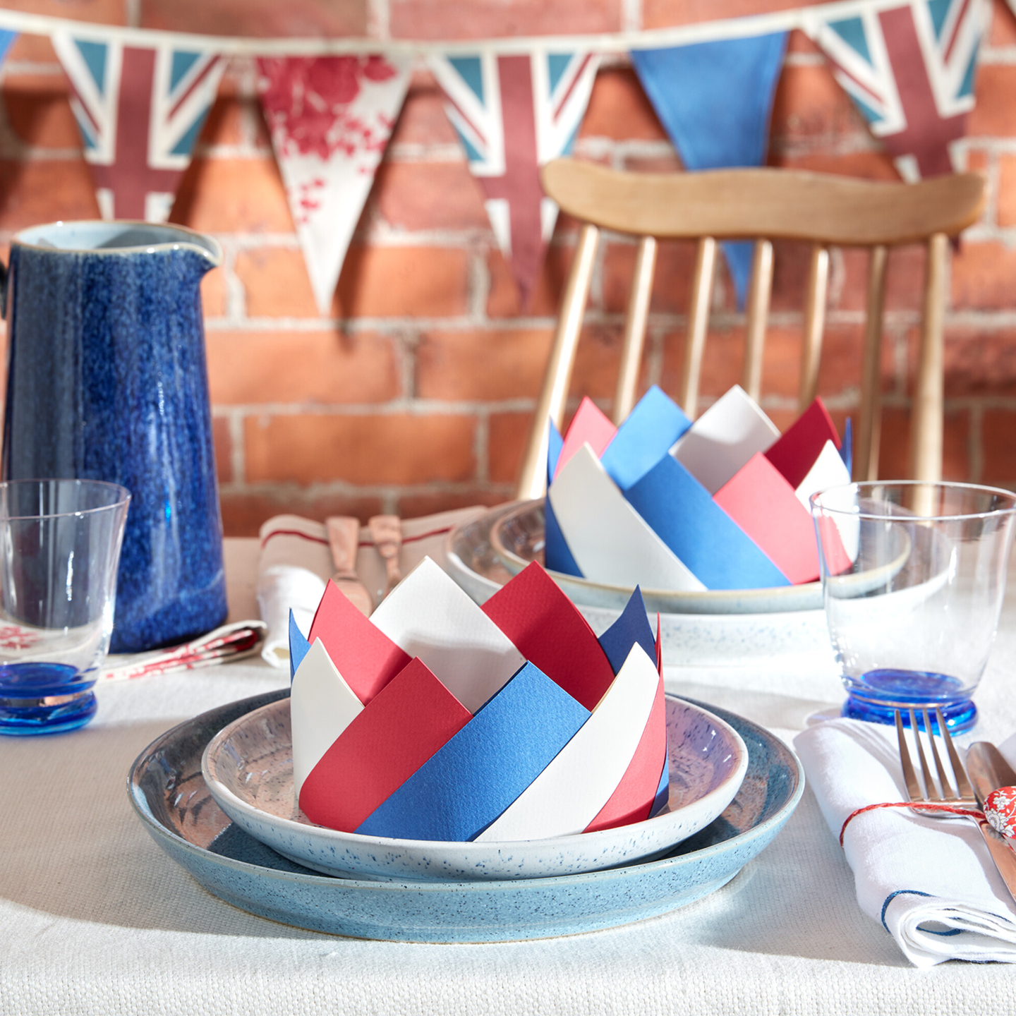 Studio Blue Chalk Coupe Medium Plate