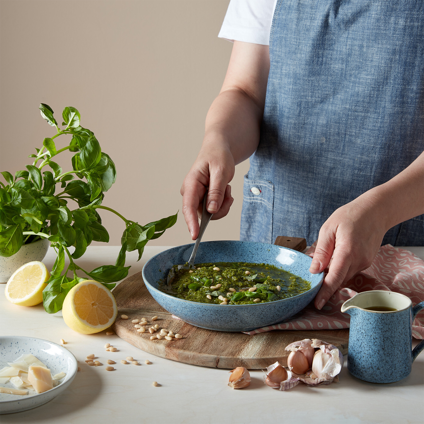 Studio Blue 4 Piece Pasta Bowl Set