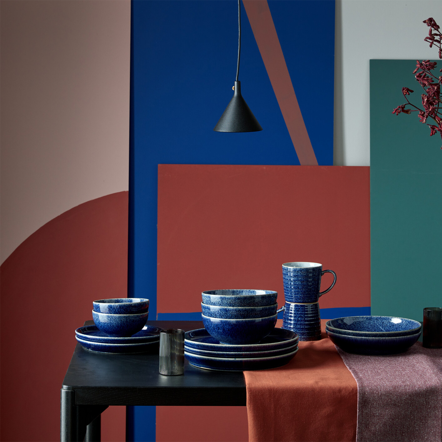 Studio Blue Cobalt Cereal Bowls - Set Of 4