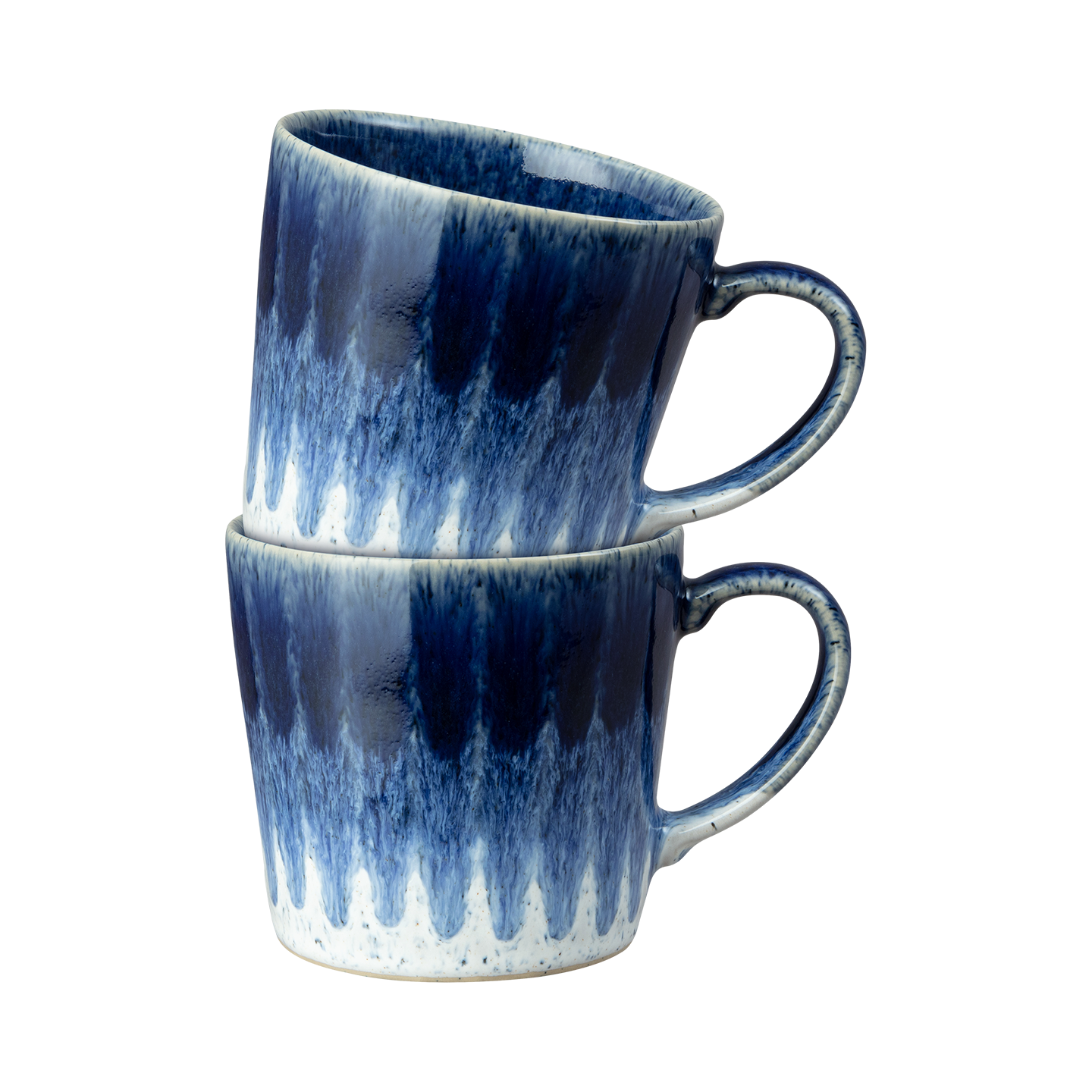 Studio Blue Accent Mugs - Set Of 2