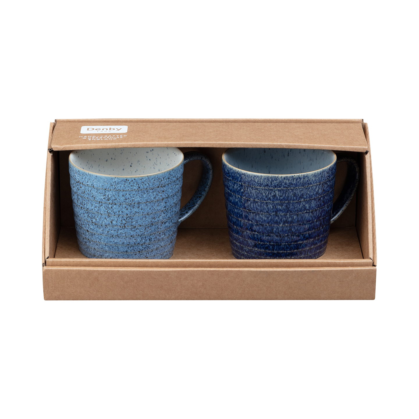 Studio Blue Ridged Mugs - Set Of 2 - Thumbnail 3