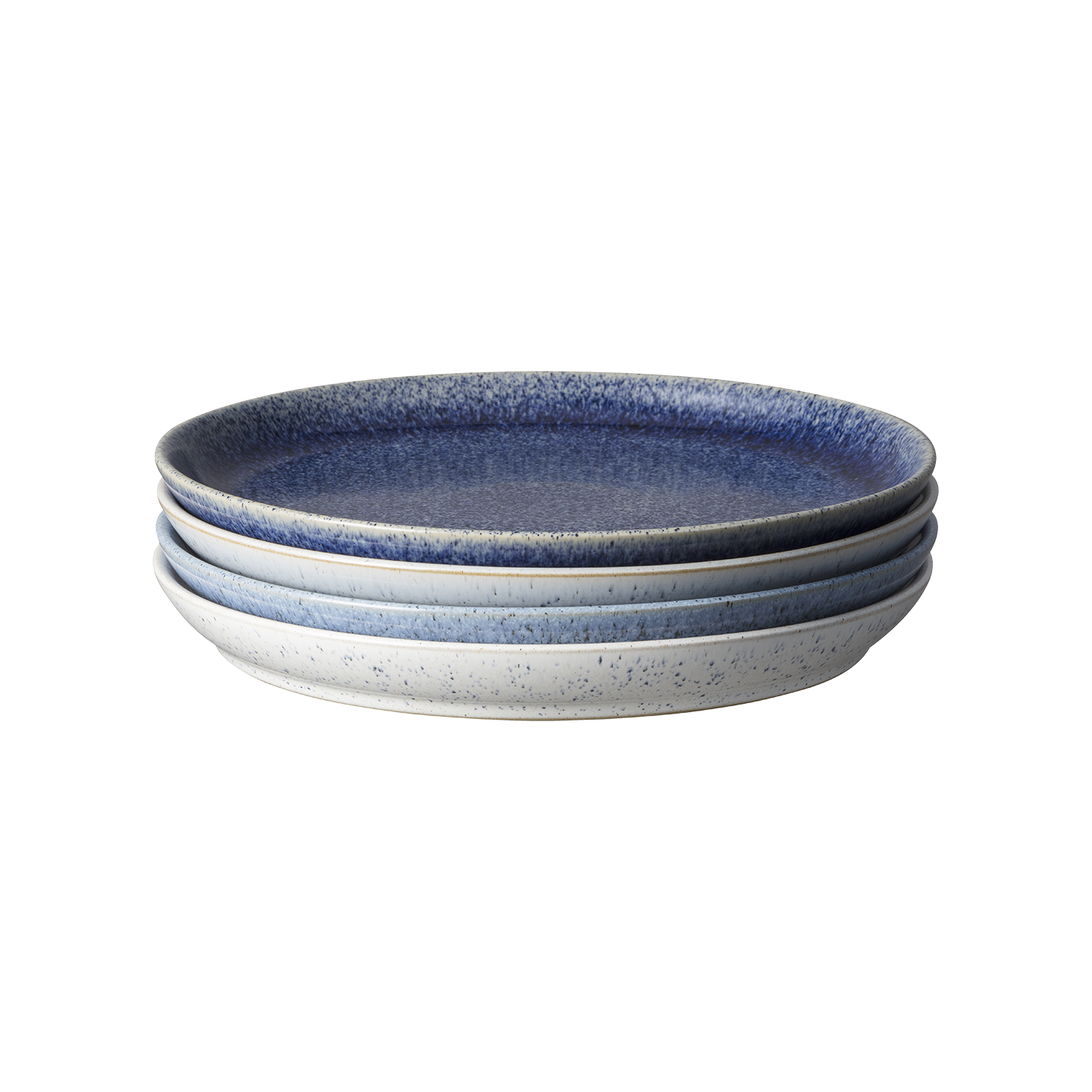 Studio Blue 4 Piece Coupe Dinner Plate Set