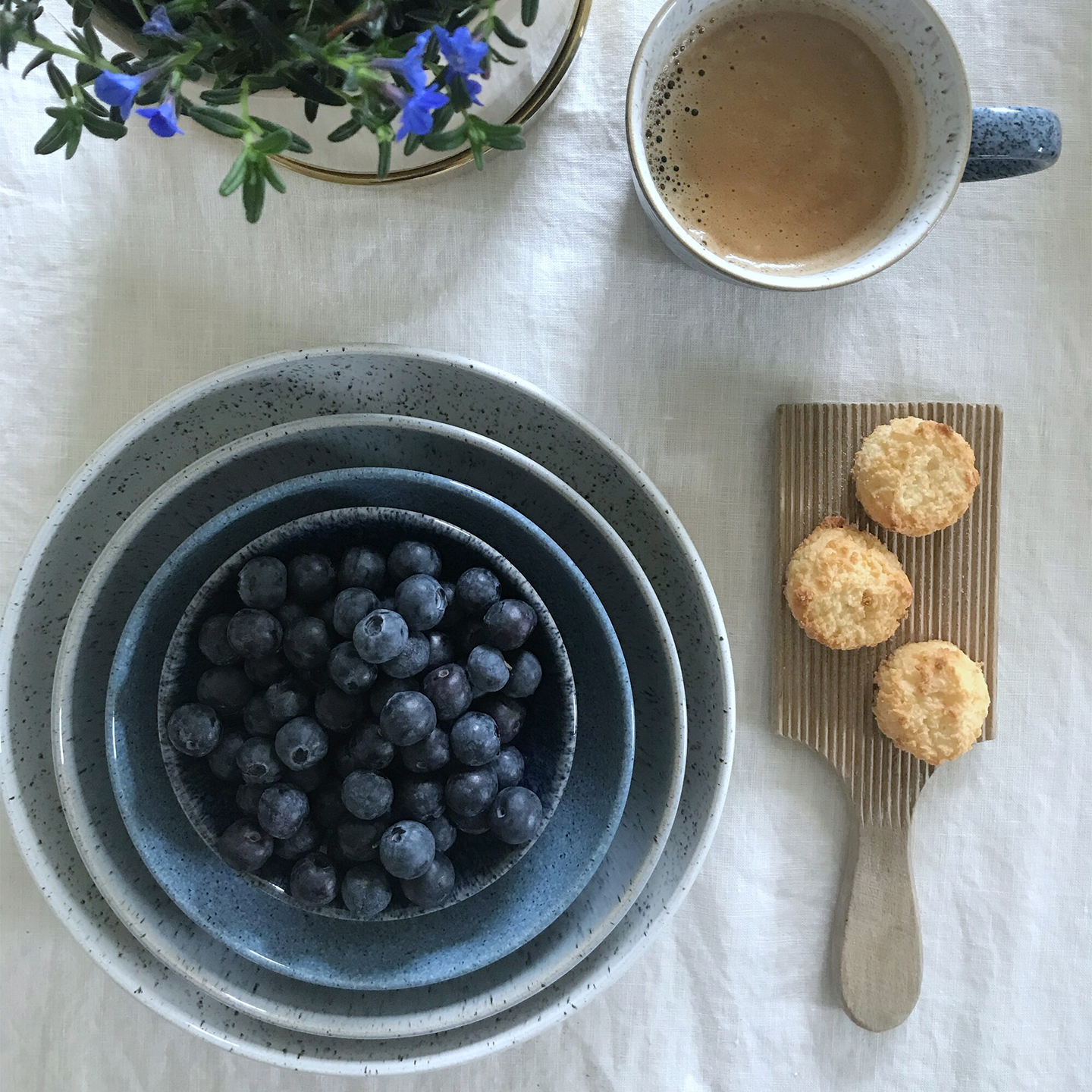 Studio Blue 4 Piece Nesting Bowl Set
