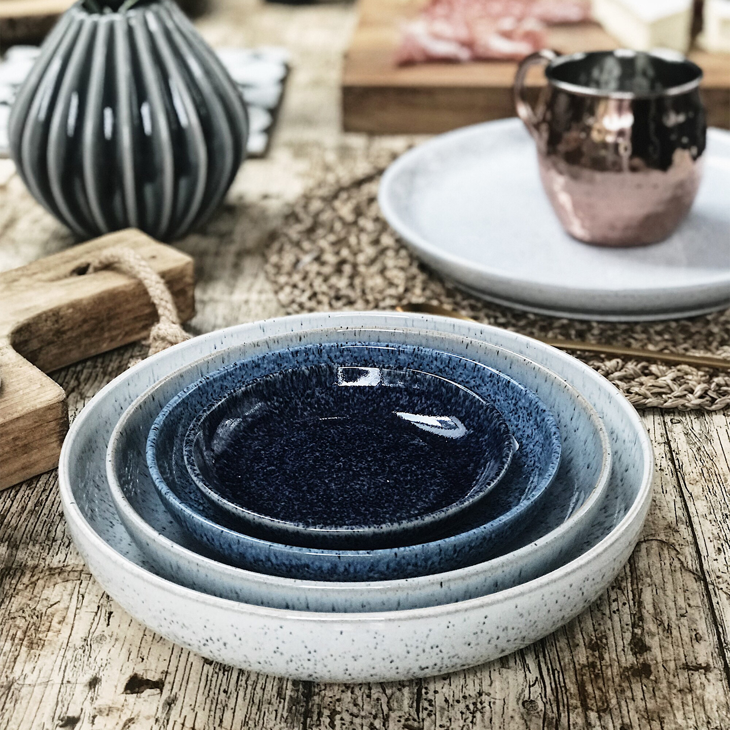 Studio Blue 4 Piece Nesting Bowl Set