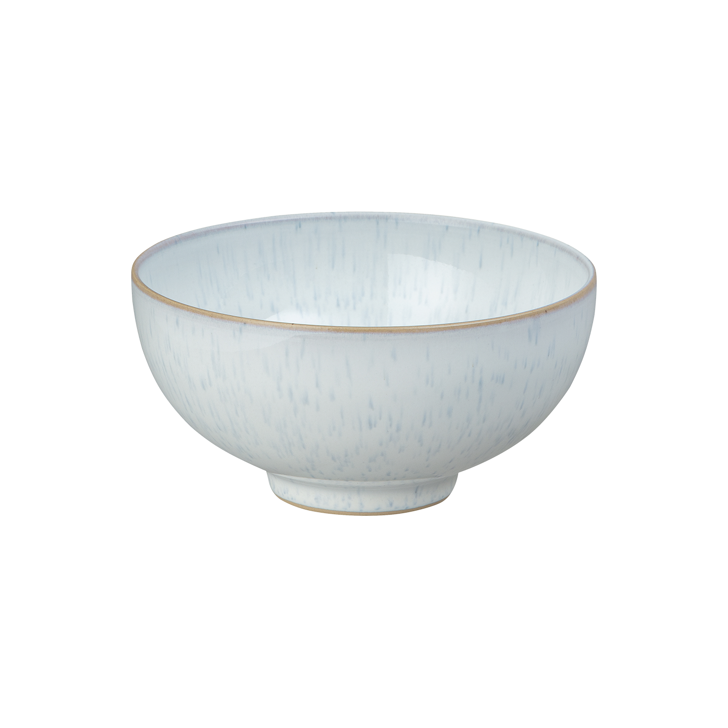 White Speckle Rice Bowl -