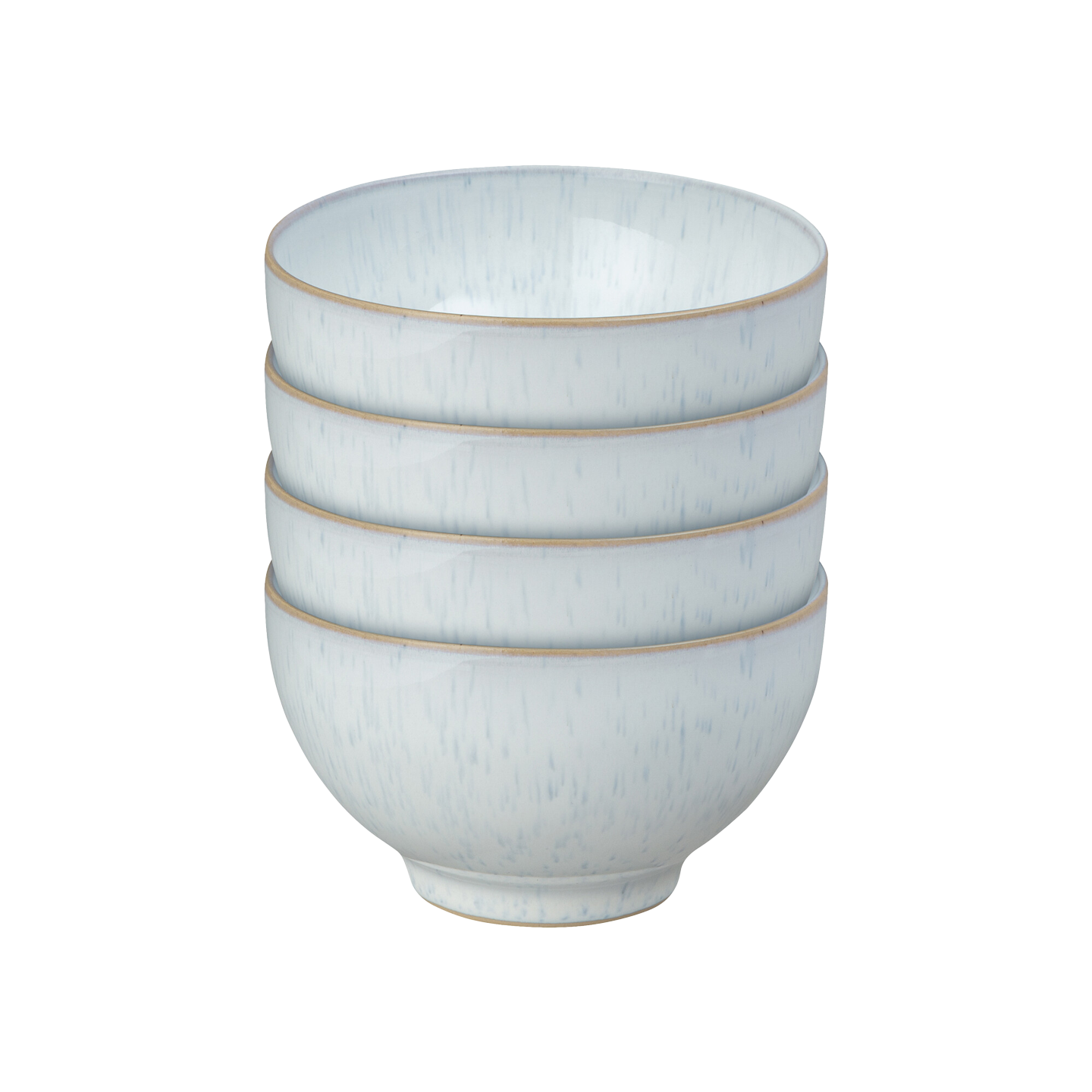 White Speckle Set Of 4 Small Bowls