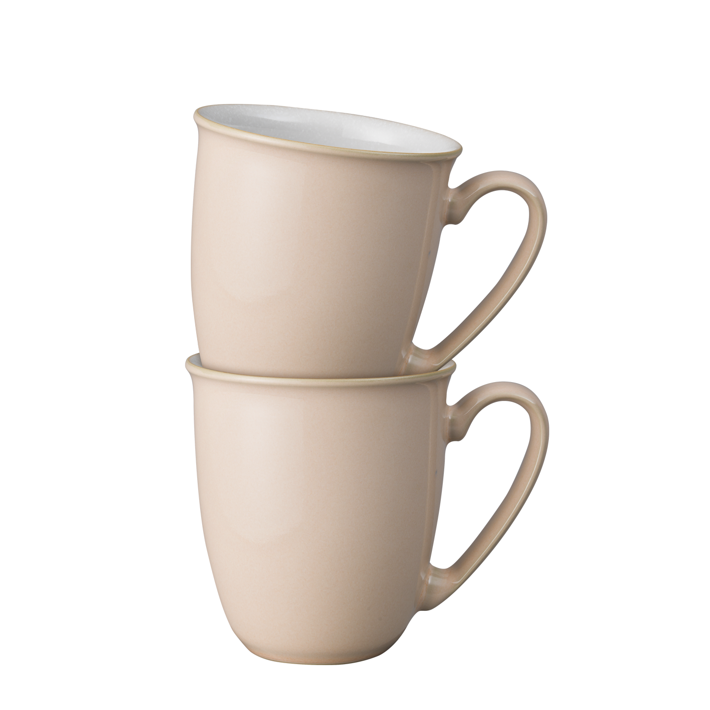 Elements Shell Peach Set Of 2 Coffee Beaker/Mugs