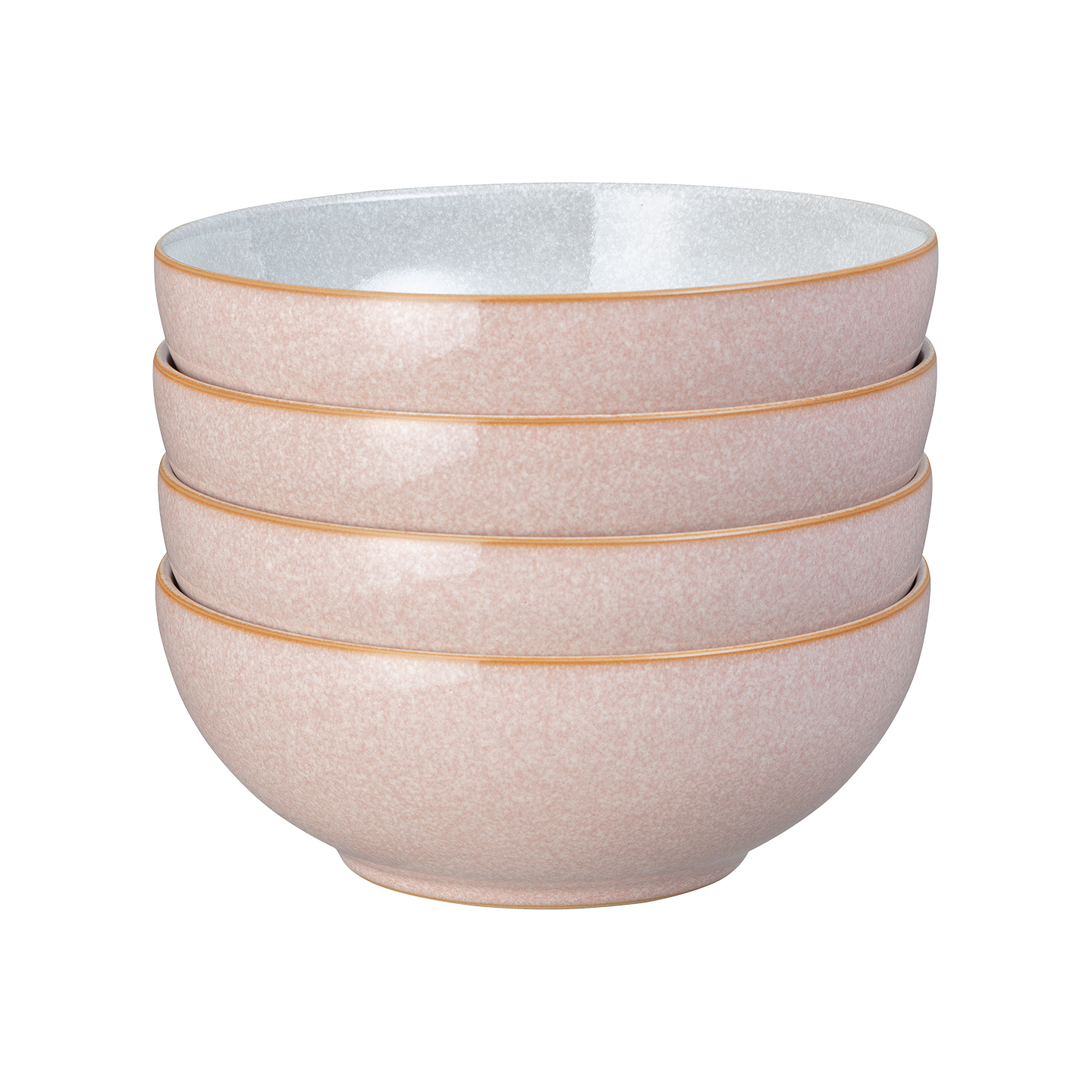 Elements Sorbet Pink Cereal Bowl Set - Set Of 4