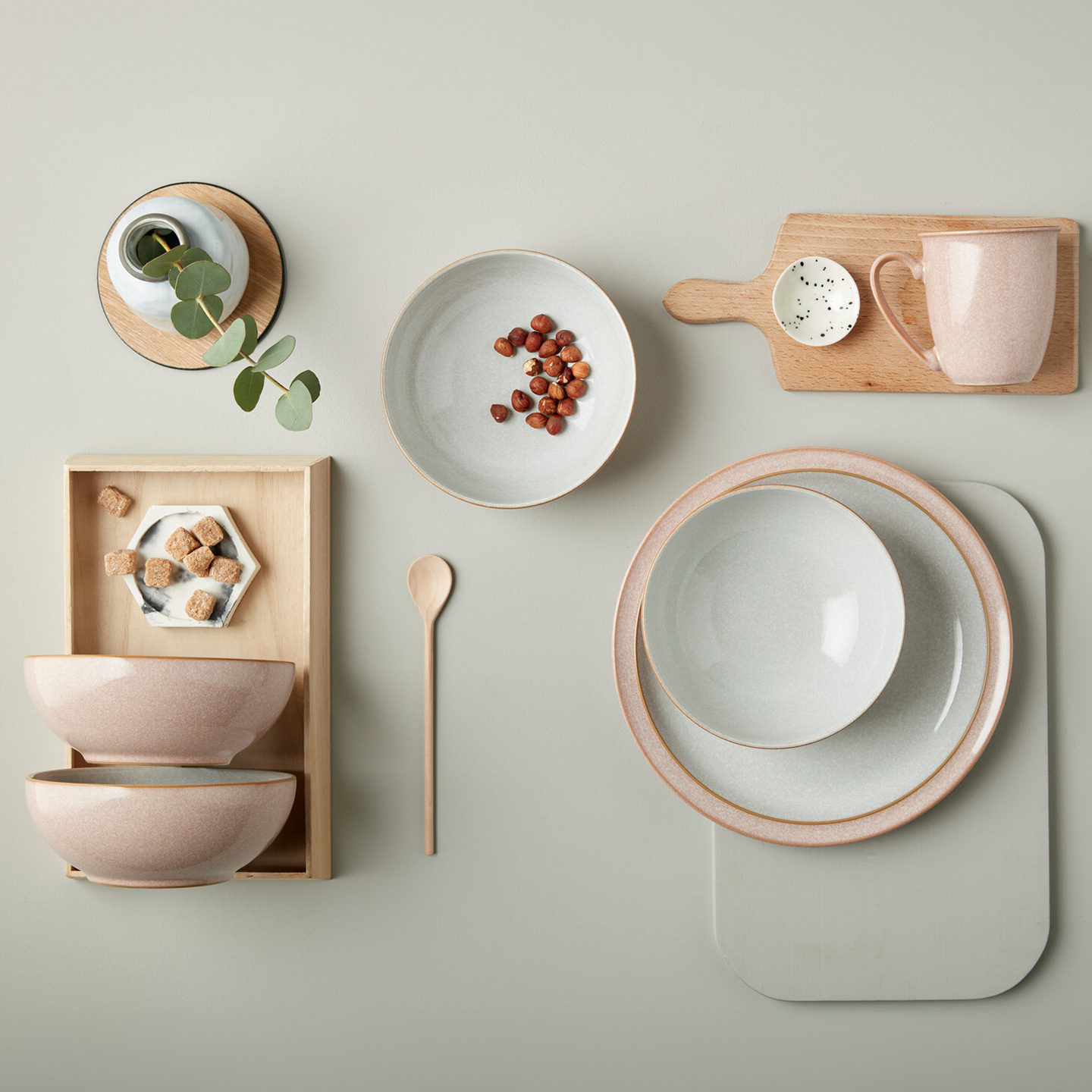 Elements Sorbet Pink Cereal Bowl Set - Set Of 4