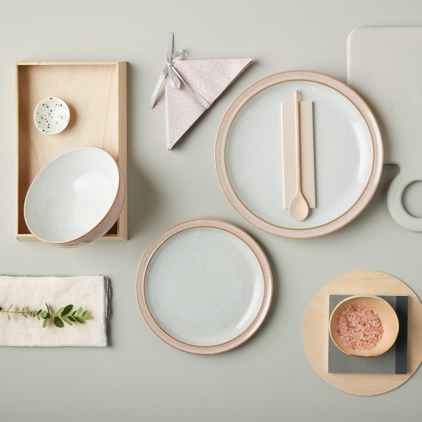 Elements Sorbet Pink 12 Piece Dinner Set