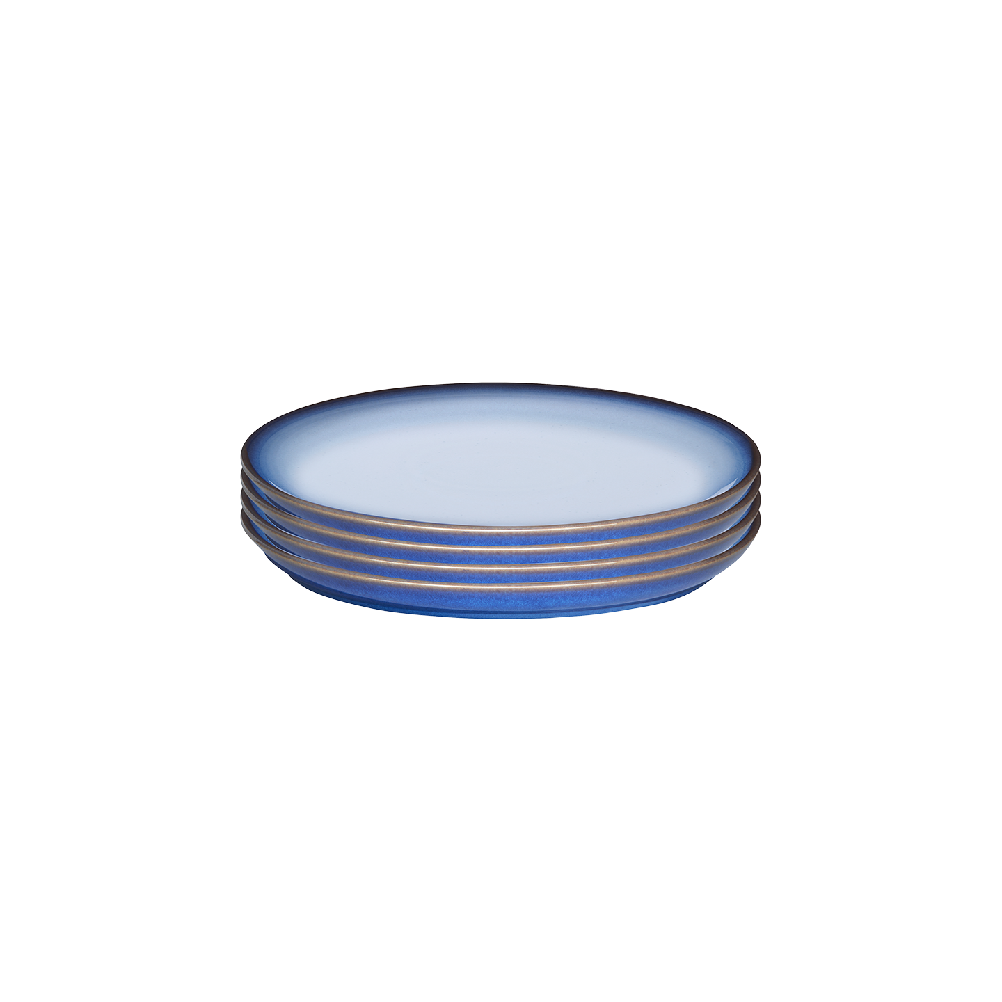 Blue Haze Coupe Small Plates - Set Of 4 -