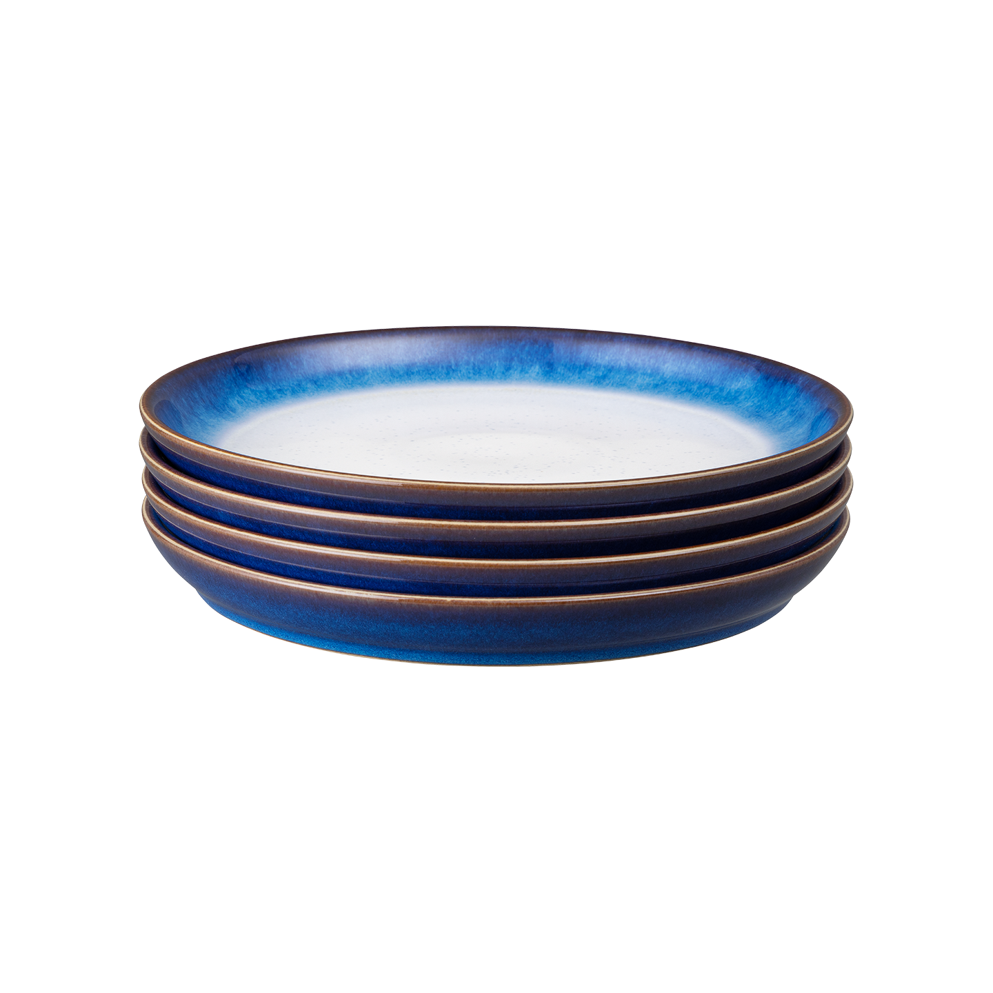 Blue Haze Coupe Dinner Plates - Set Of 4 -