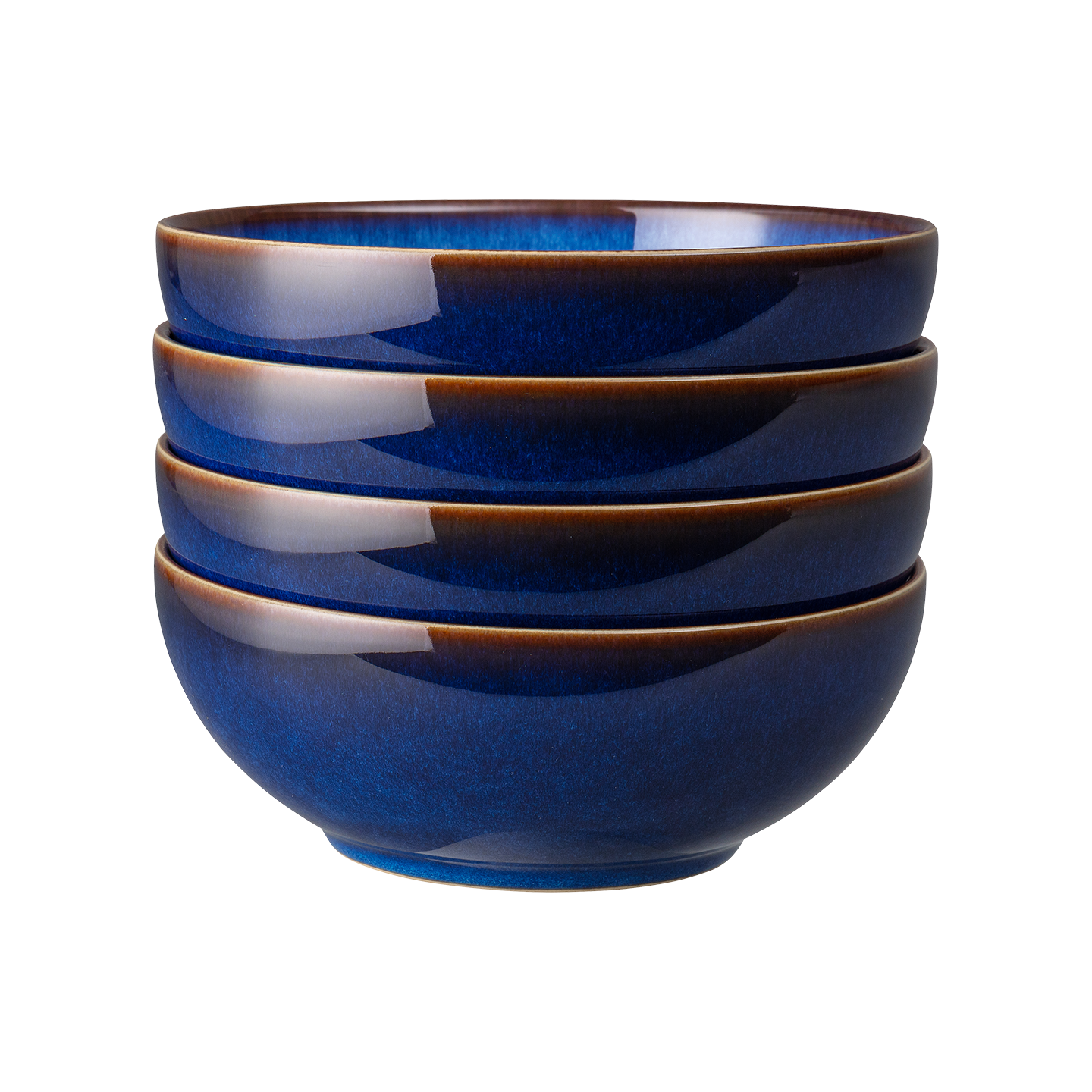 Blue Haze Coupe Cereal Bowls - Set Of 4 -