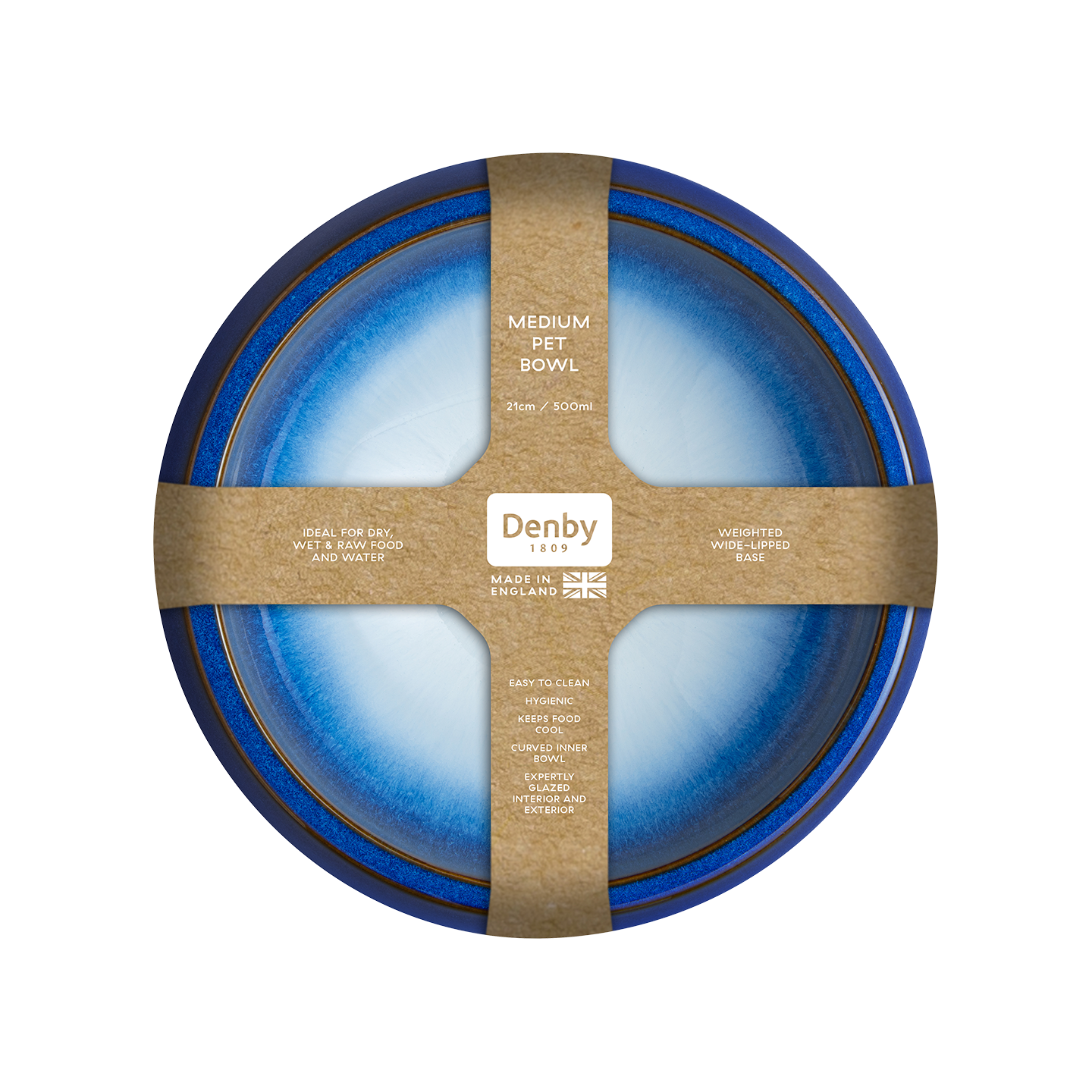 Blue Haze Medium Pet Bowl -