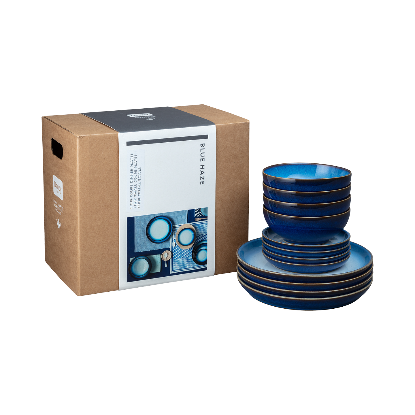 Blue Haze 12 Piece Dinner Set