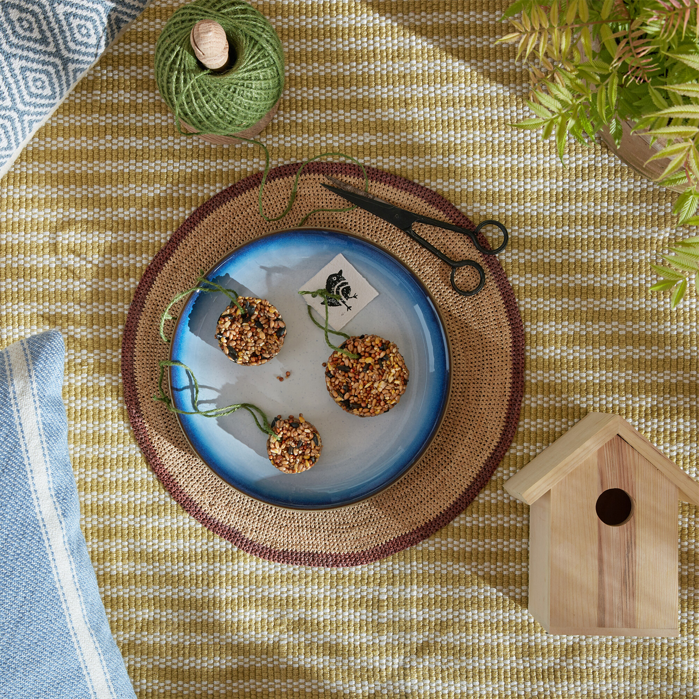 Blue Haze 12 Piece Dinner Set